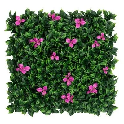 New Design Boxwood Hedge Wall Grass Panels