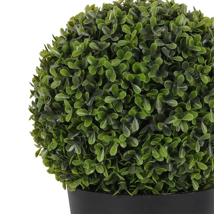 Artificial Bonsai Plant Plastic Boxwood Grass Ball