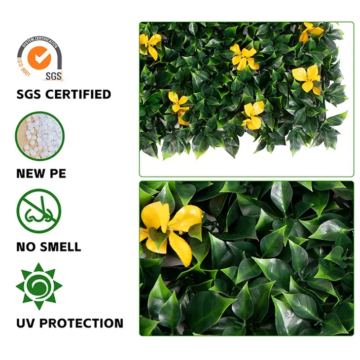 Landscaping Artificial Boxwood Panel Hedge Mats